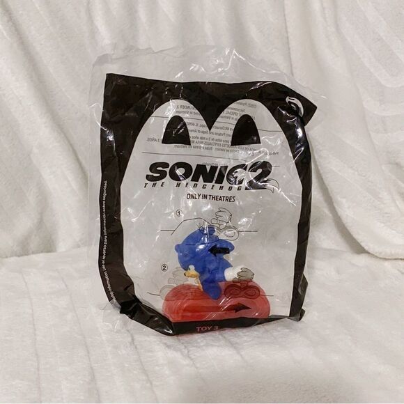 McDonald’s Sega Collab Sonic 2 The Hedgehog HAPPY MEAL TOY #3 Sonic 2022 New - Picture 3 of 4